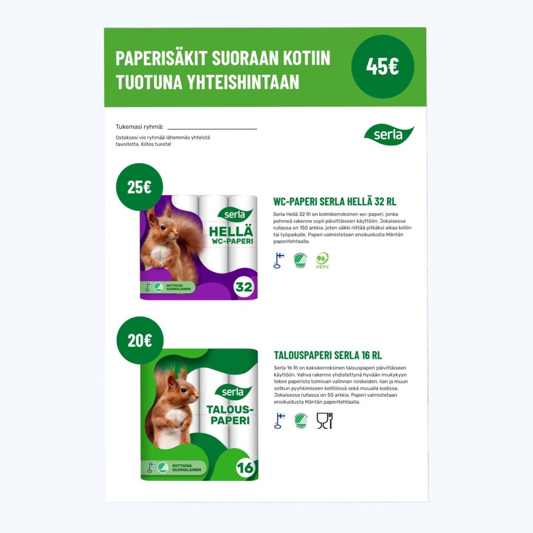 Serla Hellä 32 Rl & Serla 16 Rl