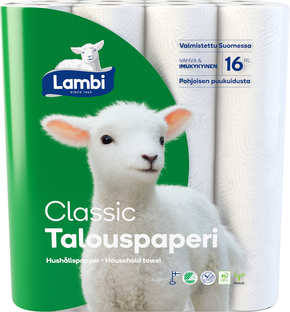 Lambi 16 Rl -talouspaperipakkaus
